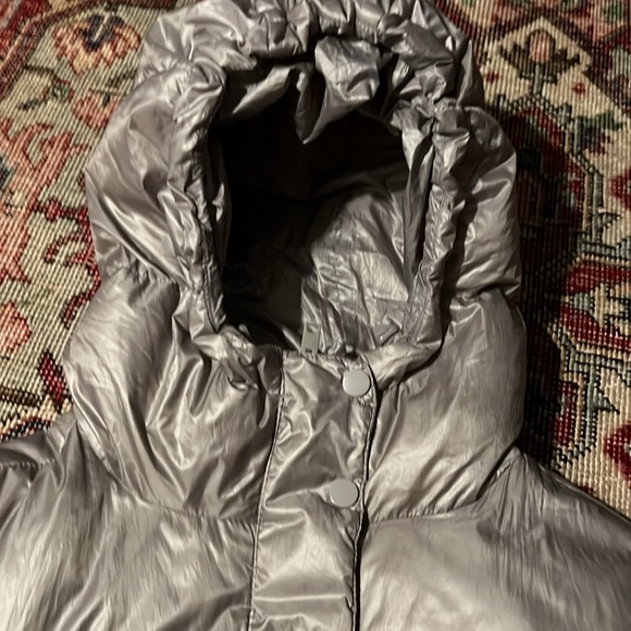 Simons metallic puffer parka - Picture 3 of 12